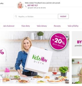 Úvodní stránka Ketomix.cz